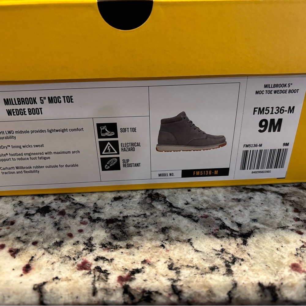 Carhartt Millbrook 5" Moc Toe Wedge Boot - Dark Brown